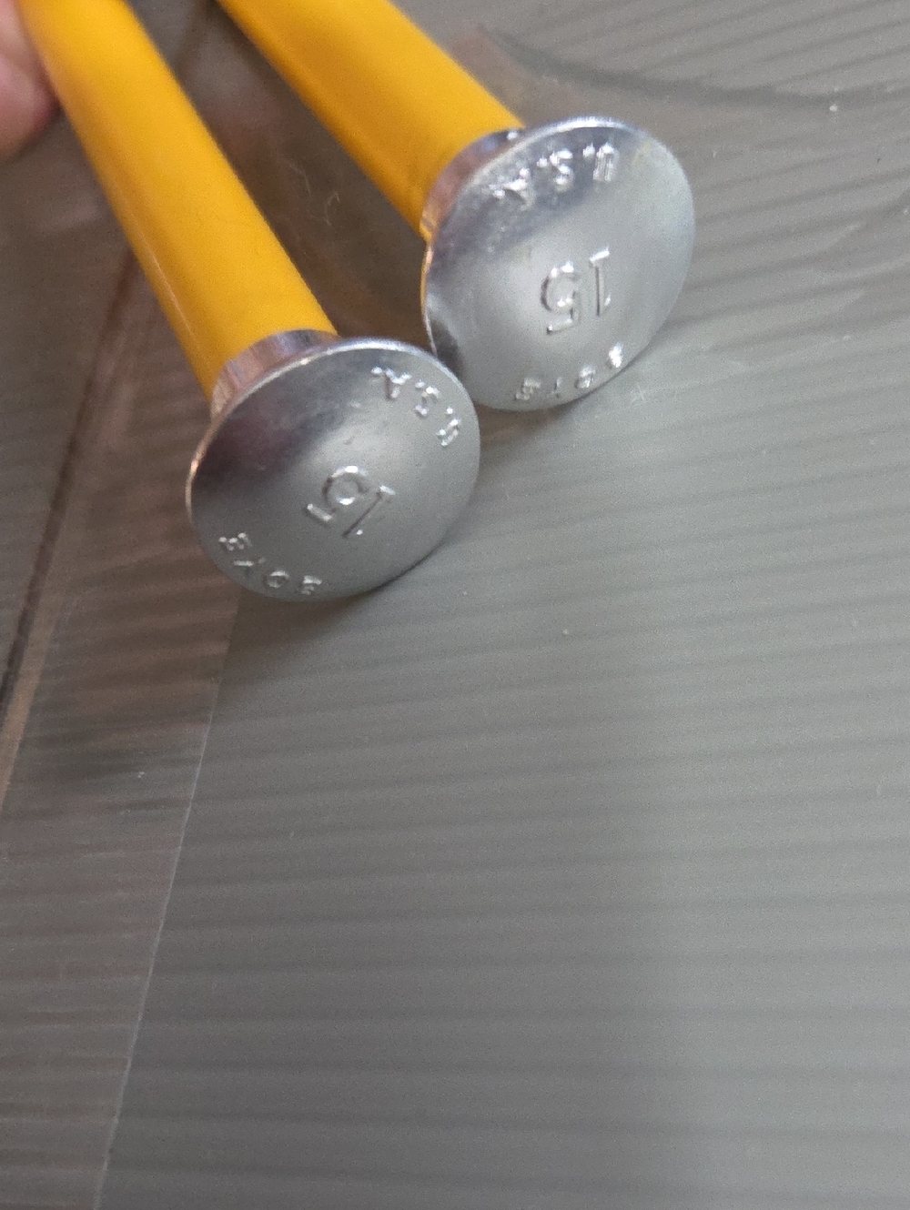 Vintage Boye knitting needles These knitting needles are marked with the 15